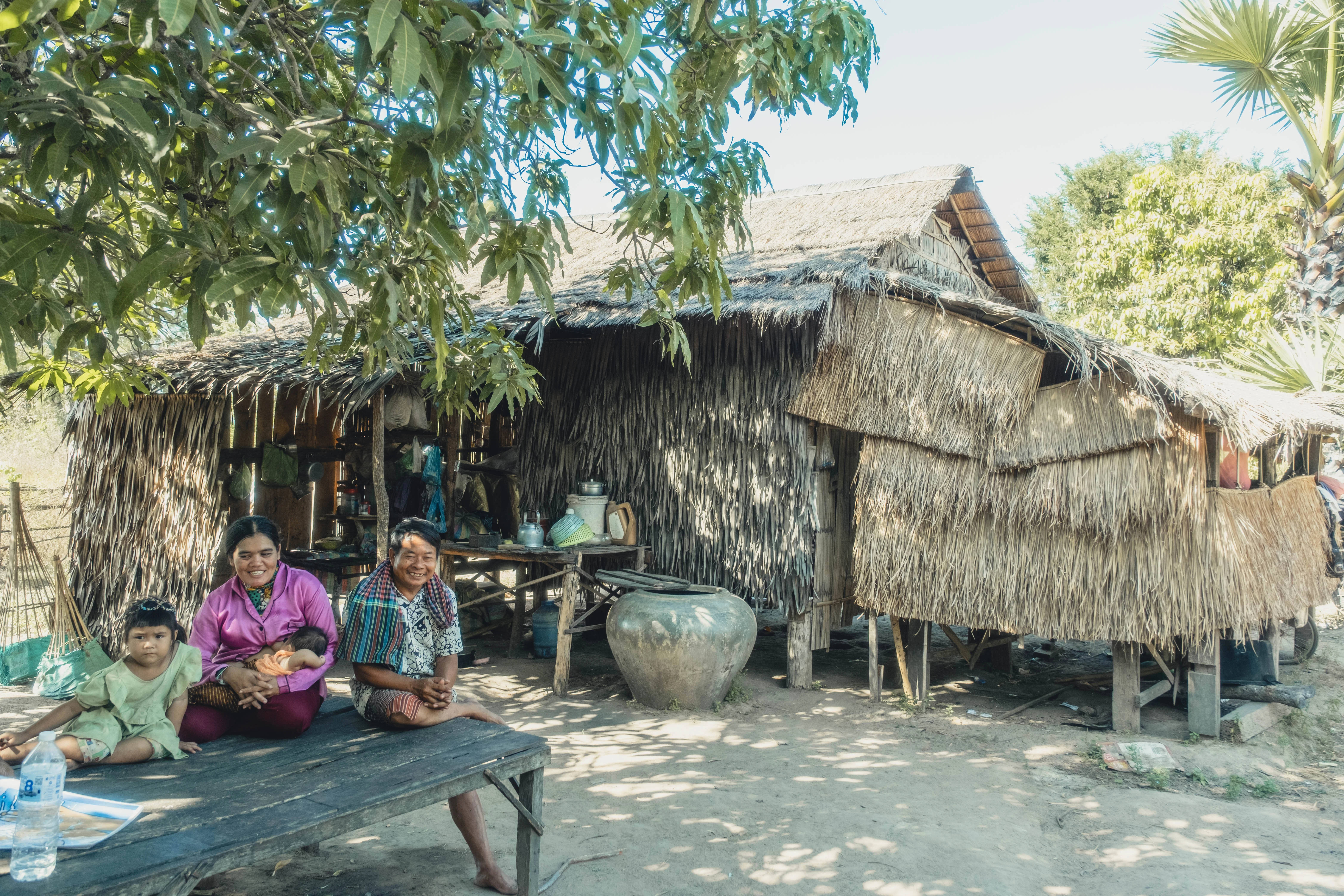 Petite entreprise familiale au Cambodge